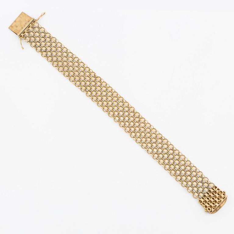 Bracelet, 18K gold, X-link.