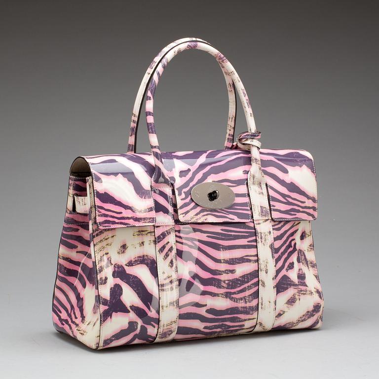 VÄSKA, "Trippy Tiger Bayswater" Mulberry.