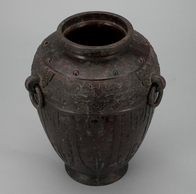 URNA, brons, Kina 1900-tal.