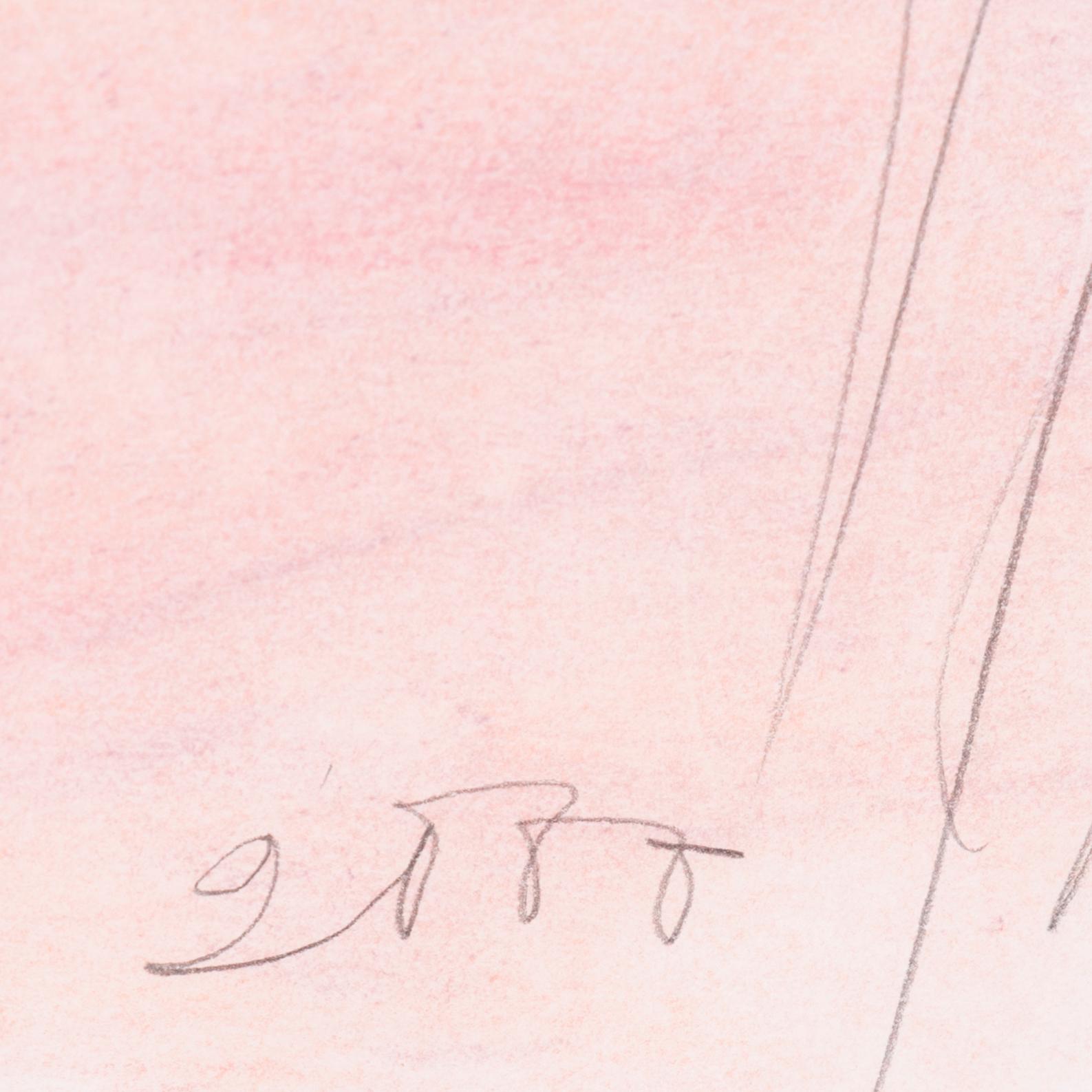 EDDIE FIGGE, blandteknik, signerad och daterad 2000.