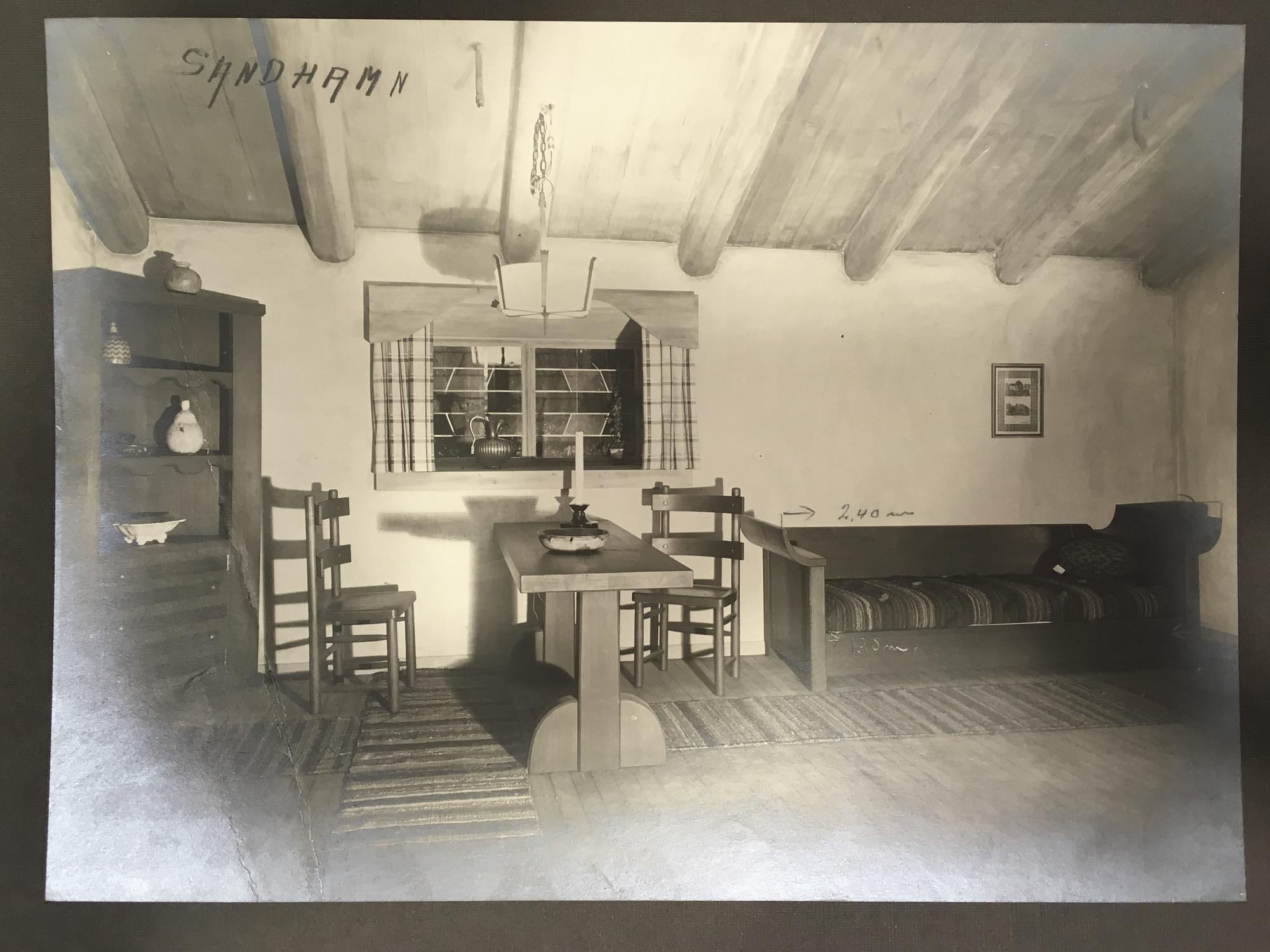 Axel Einar Hjorth, stolar 4 stycken "Sandhamn", Nordiska Kompaniet, 1929.