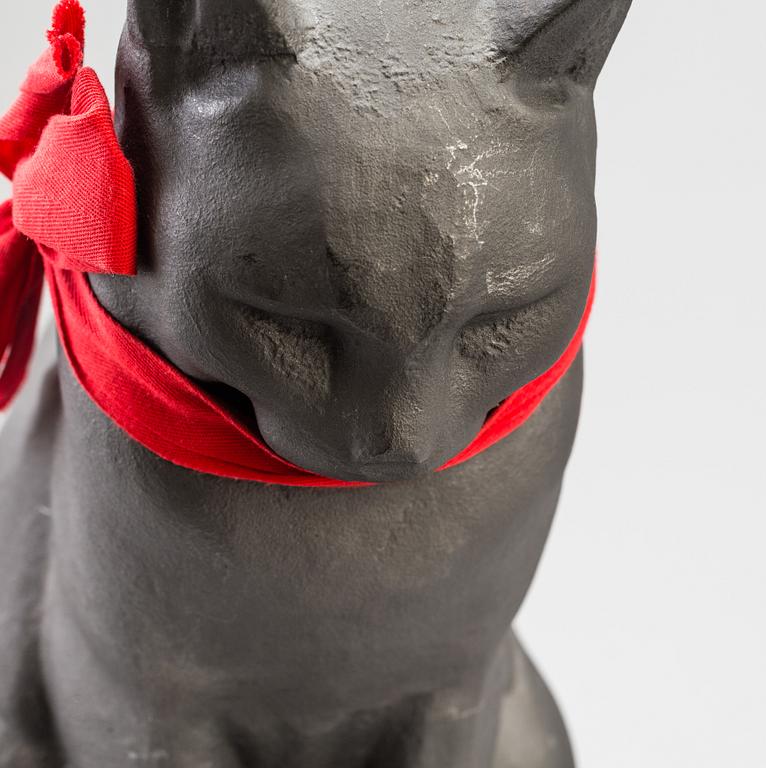 ANDERS JÖNSSON, "Jönssons katt", skulptur gjutjärn, saluförd av Firma Svenskt Tenn.