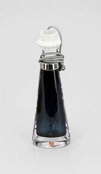 BORDSLAMPA, glas, Carl Fagerlund, Orrefors, RD 1566.