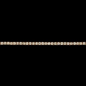1007. A diamond line bracelet, tot. app. 5.50 cts.