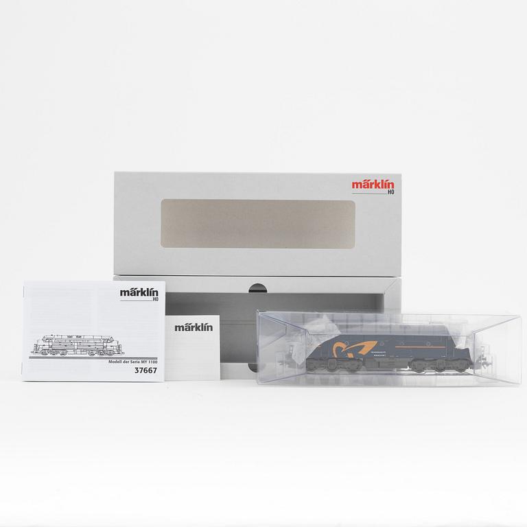 Märklin, a diesel locomotive, gauge H0, in box.