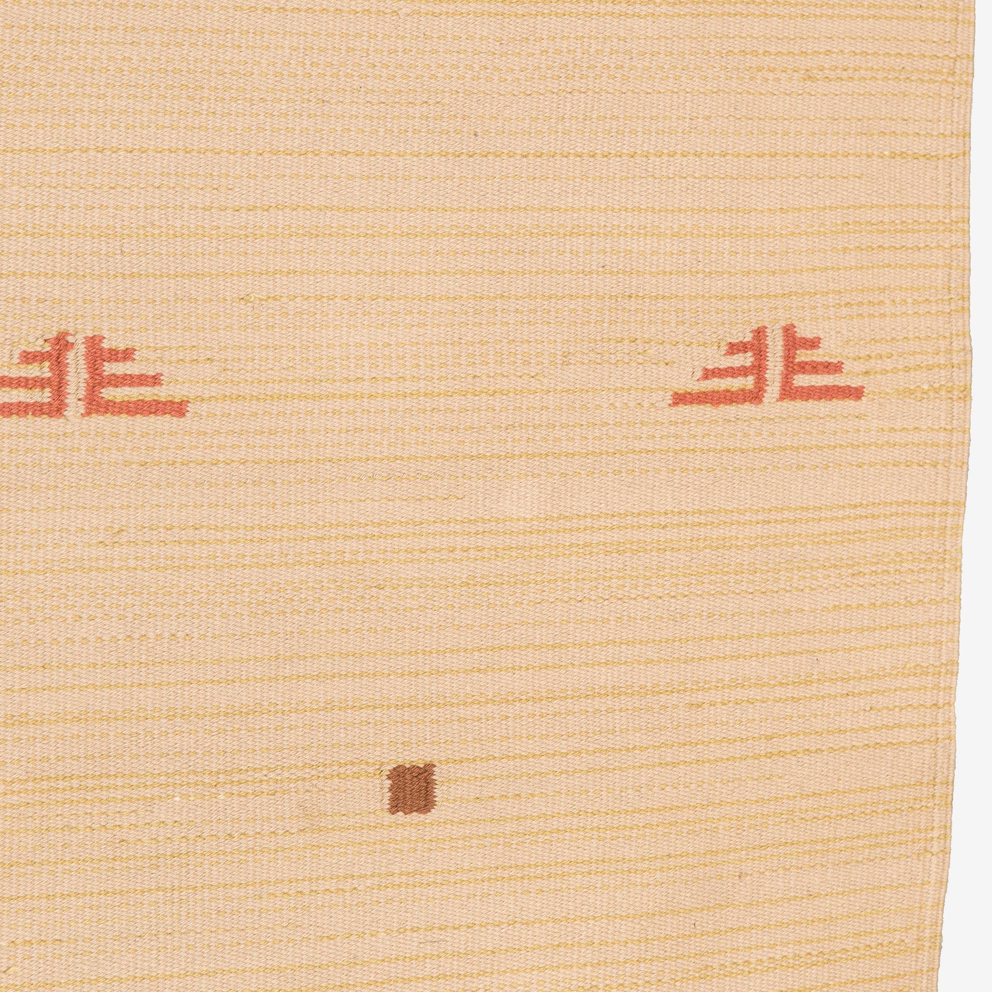 Hårgarnsmatta, Aaltonens Mattväveri, Kiikka, Finland. 360 x 240 cm.