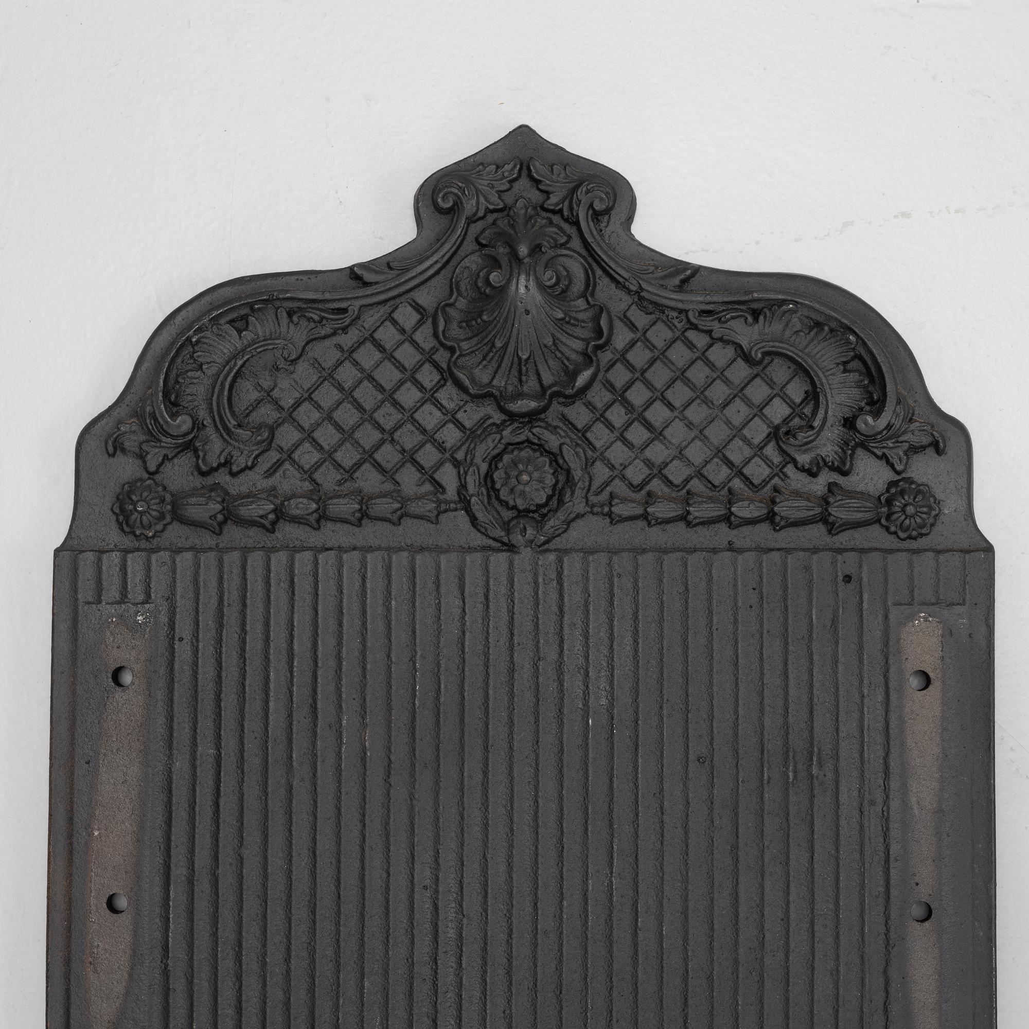 Eldhund med eldgaller, gjutjärn, England.