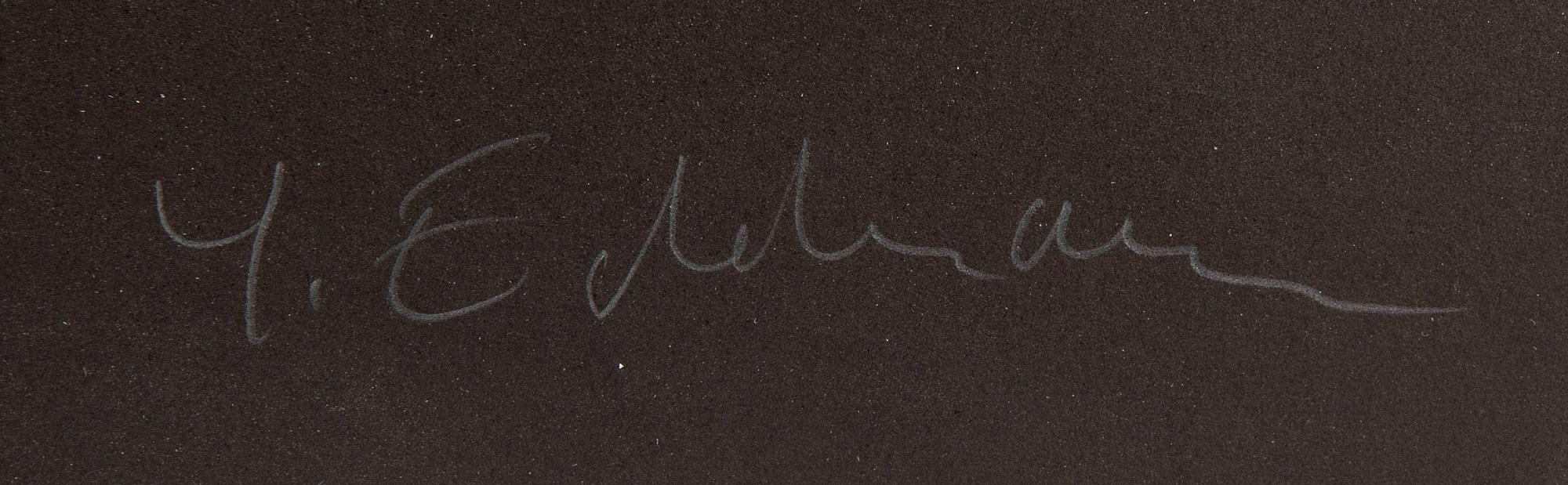 Yrjö Edelmann, a signed color lithograph.