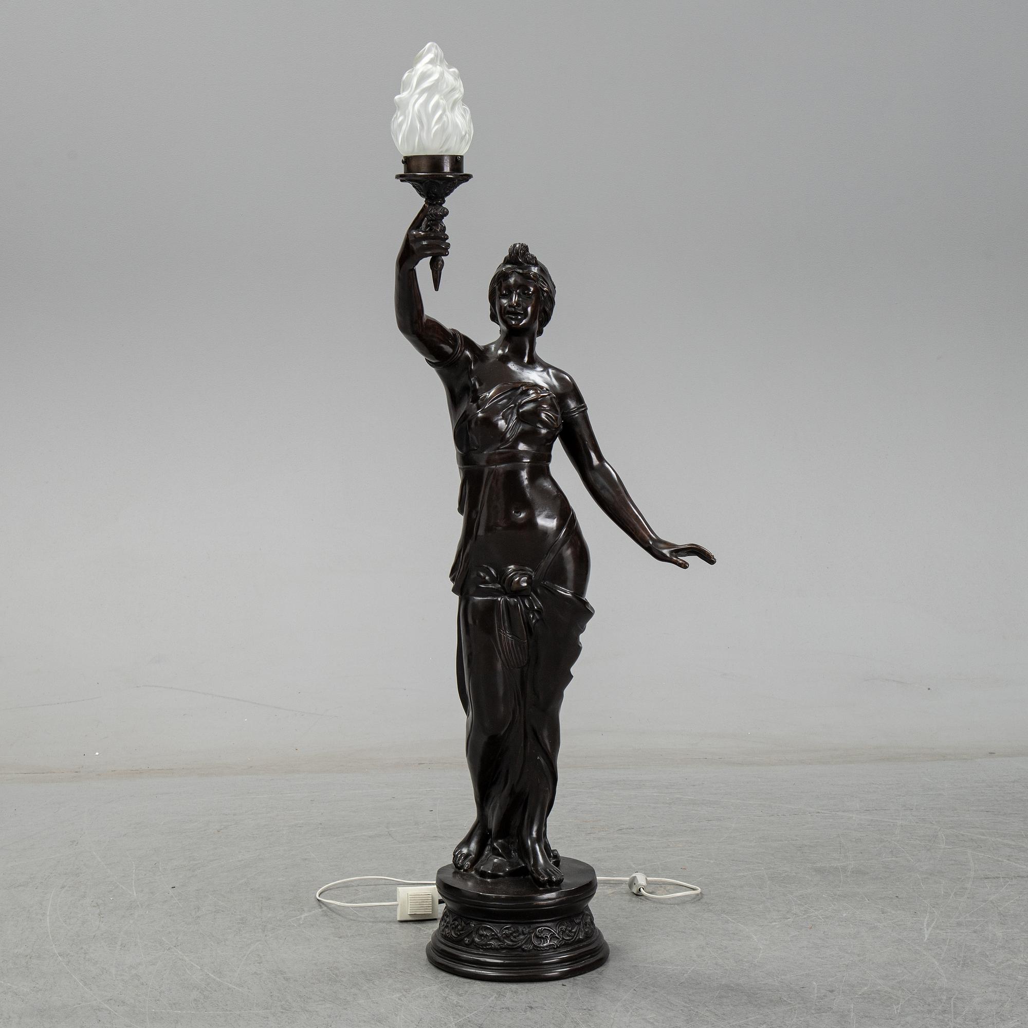 A floor lamp, second half of the 20th century.