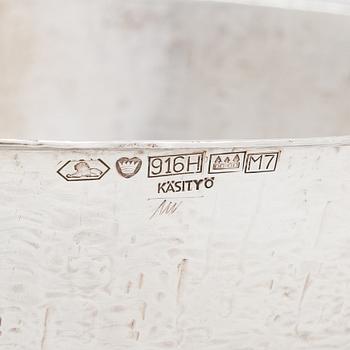 Tapio Wirkkala, a silver bowl model  TW 289, Kultakeskus, Hämeenlinna 1965.