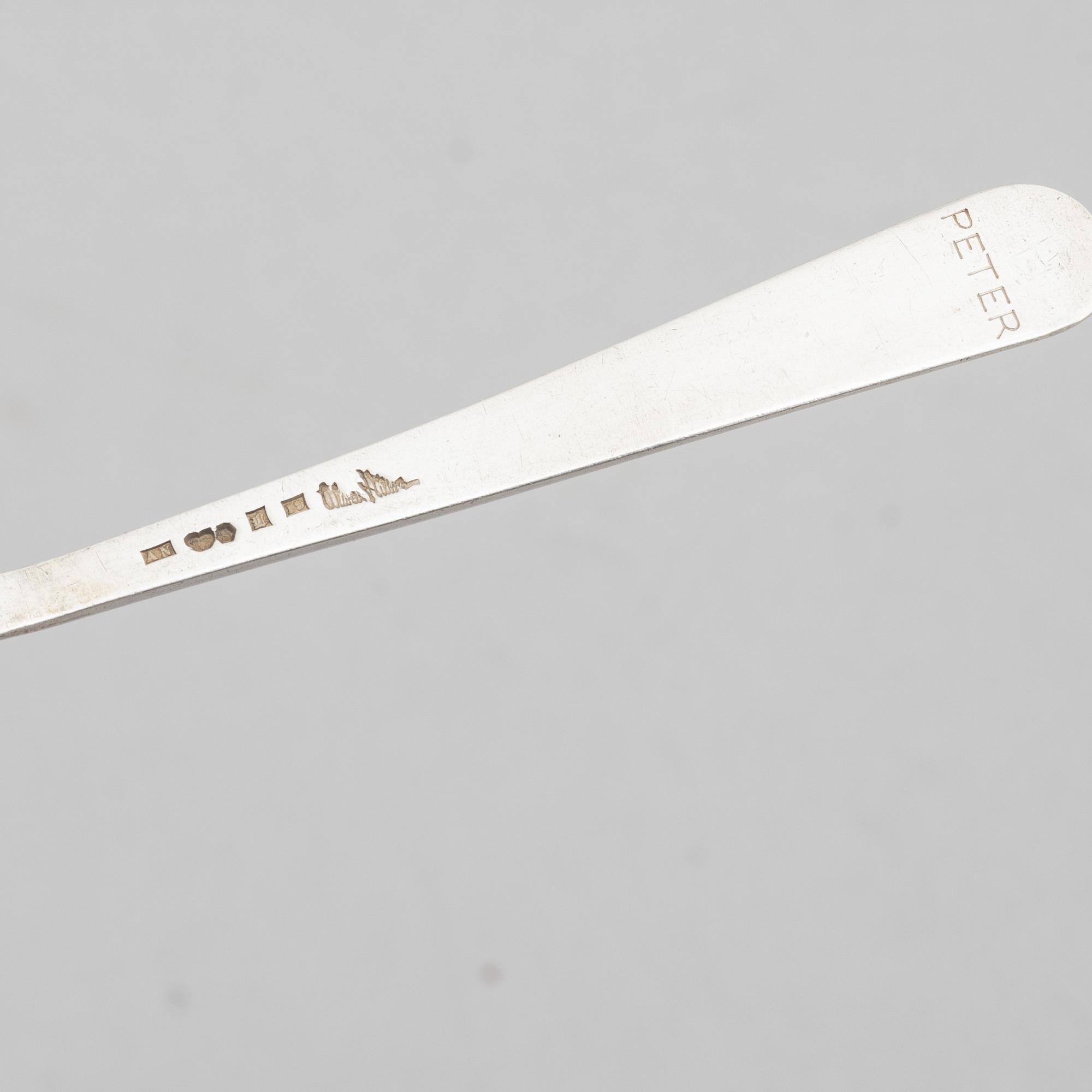 Wiwen Nilsson, napkin ring and spoon, Anders Nilsson Lund 1959.