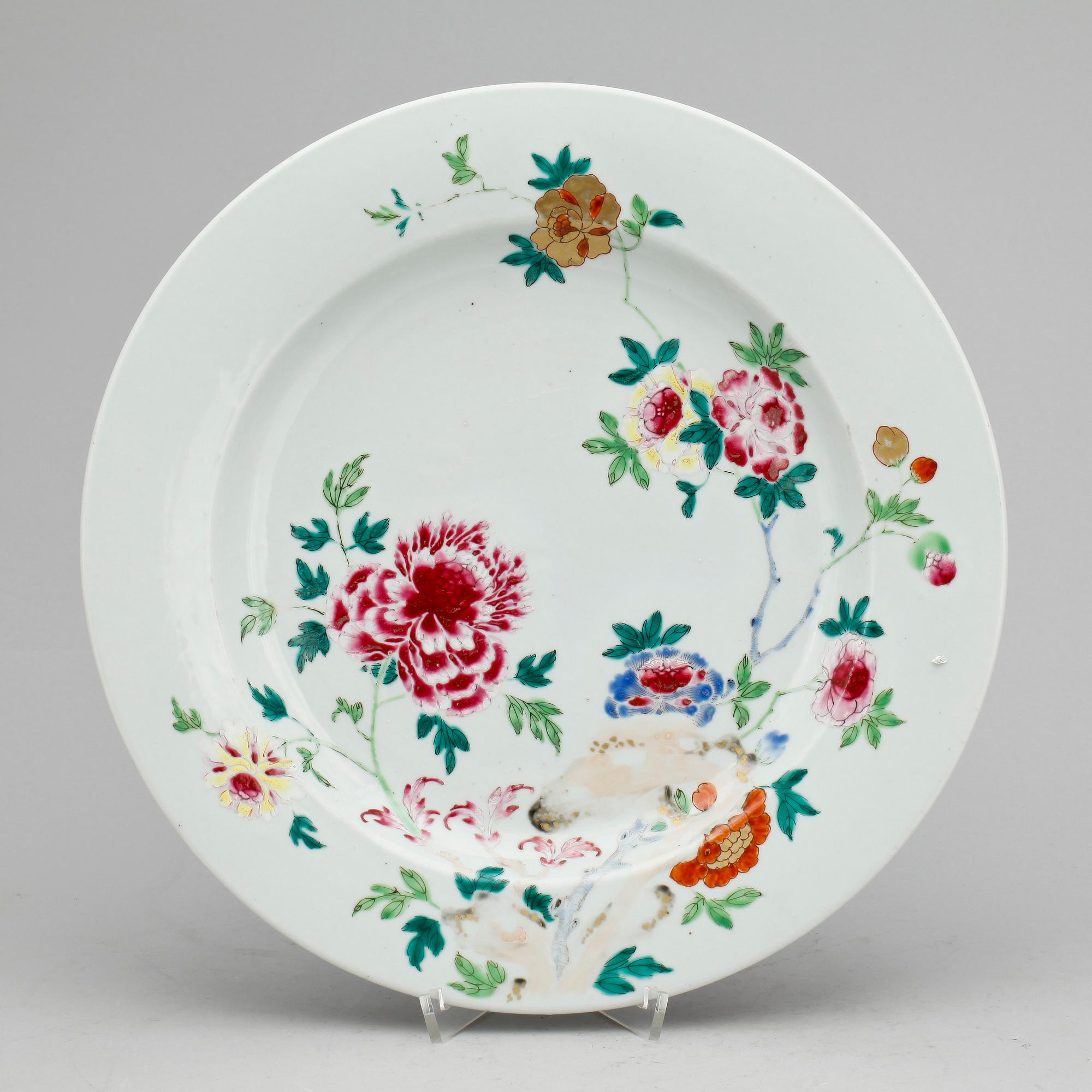 FAT, porslin, Kina, Qing dynastin, Qianlong 1736-1795.