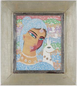 Aly Ben Salem · ALY BEN SALEM, gouache, signerad.