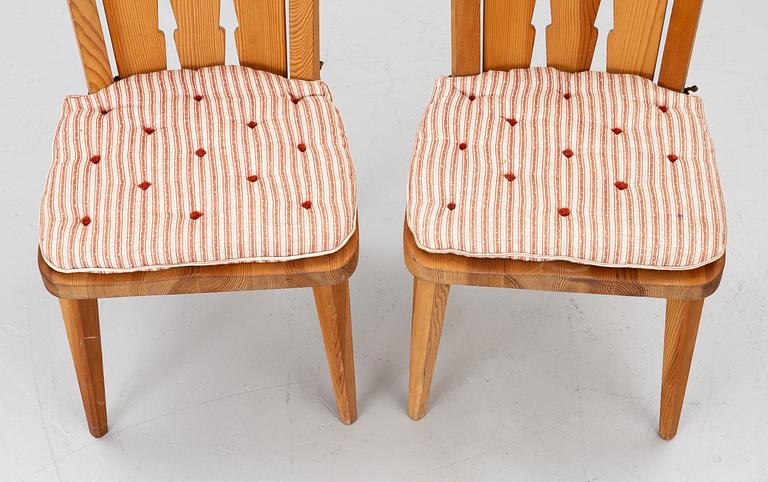 Nordiska Kompaniet, Pair of chairs. Swedish Modern. “Ekerö”, mid-20th century.