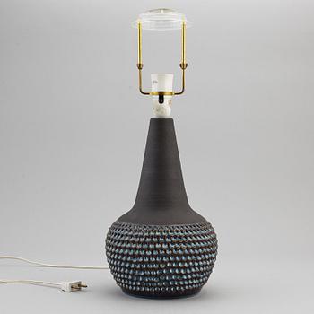 A Einar Johansen table lamp, Söholm stentöj, Bornholm, Denmark, second half of the 20th century,