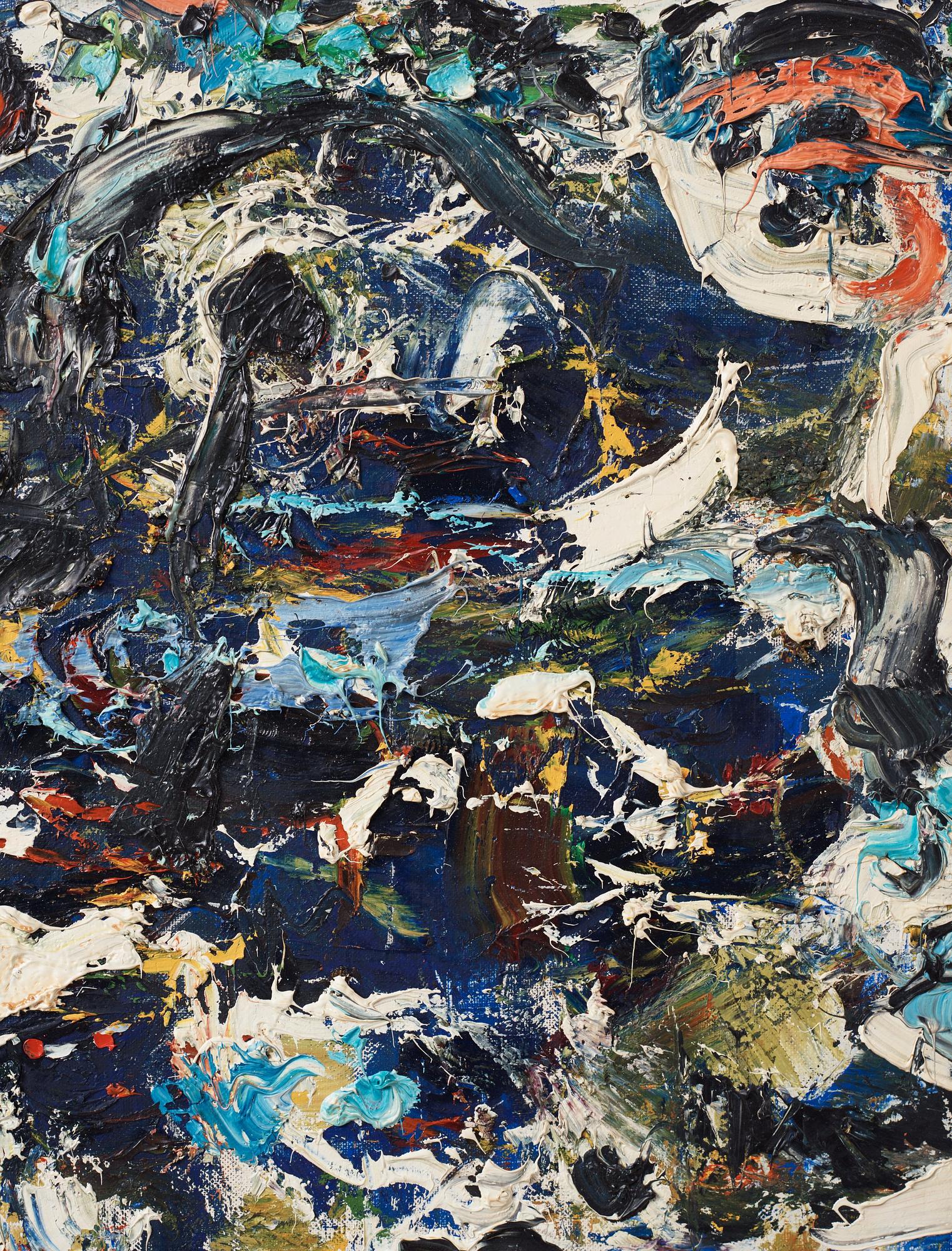 ERIK ORTVAD, oil on canvas, signed Erik Ortvad and dated 1964.