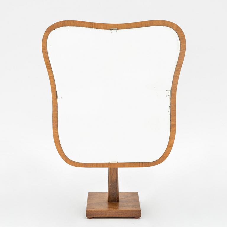 Bordsspegel, Swedish Modern, Glas & Trä, Hovmantorp, 1940-/50-tal.