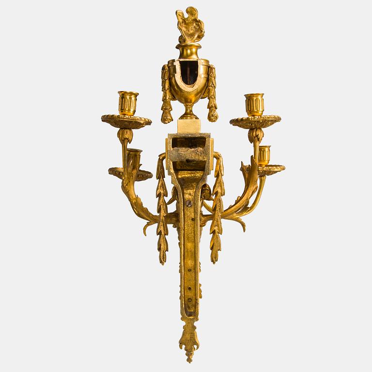 Applique, Louis XVI, kring 1780, sannolikt Paris.