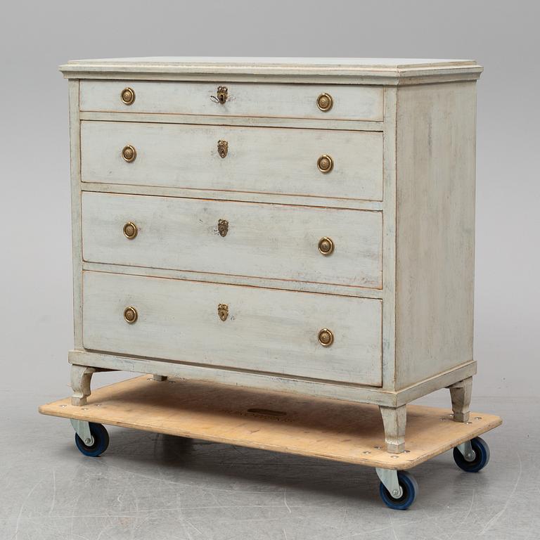 A chest of drawers from the mid 19th century.