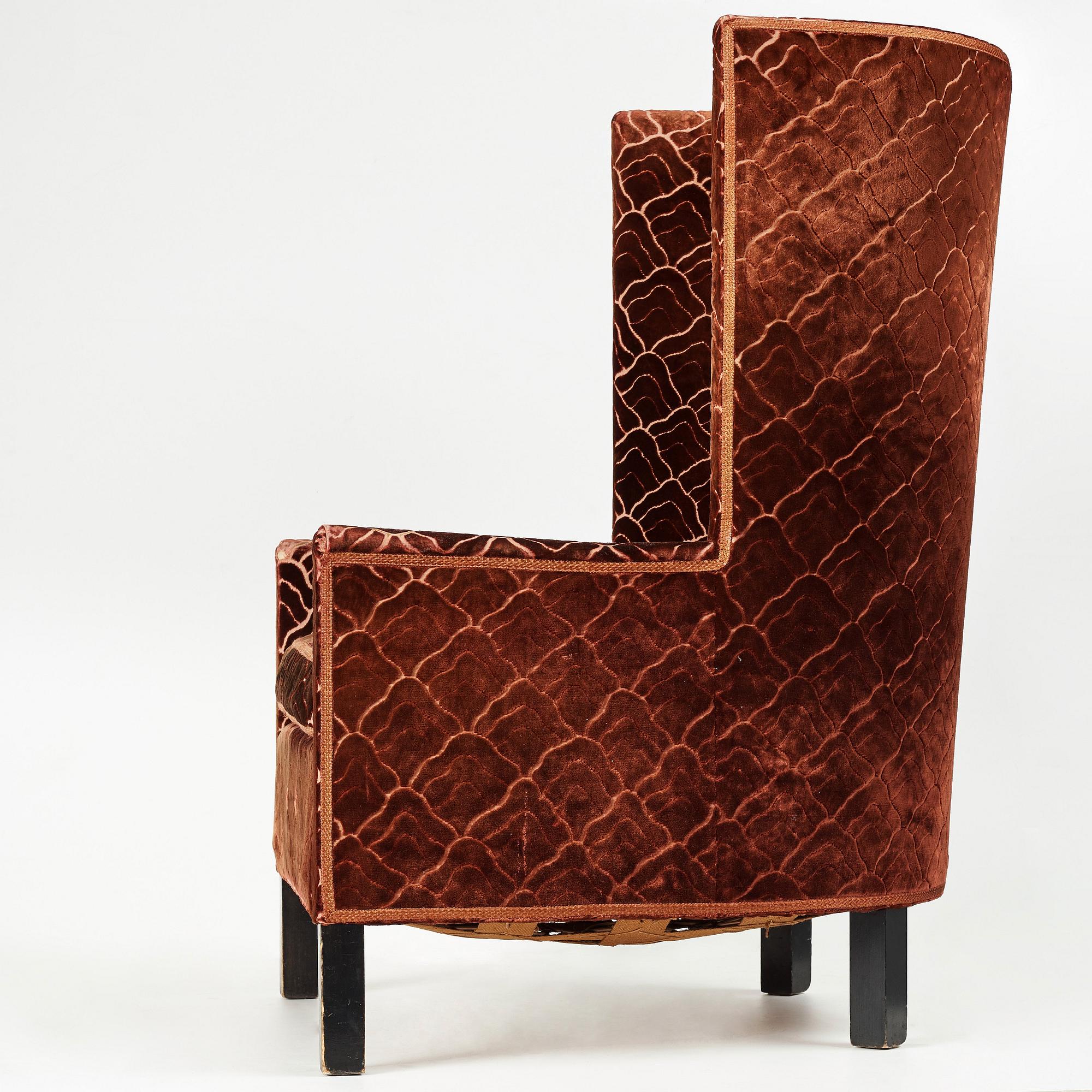 Björn Trägårdh, a "model 151" easy chair for Firma Svenskt Tenn, Sweden 1930's.