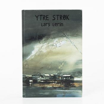 Lars Lerin, a collection of 76 books, of which four with signature and dedication from the author.