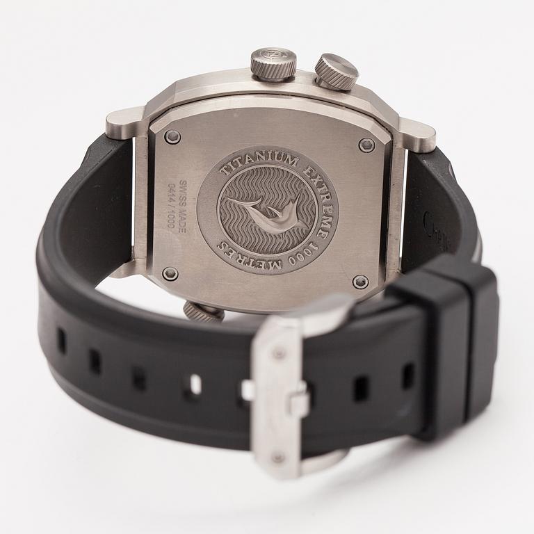 CHRISTOPHER WARD, C11, Titanium Extreme 1000, chronometer, wristwatch, 42 mm.
