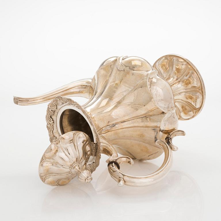 Kaffeservis, 3 delar, silver, Kultakeskus, Tavastehus 1928.