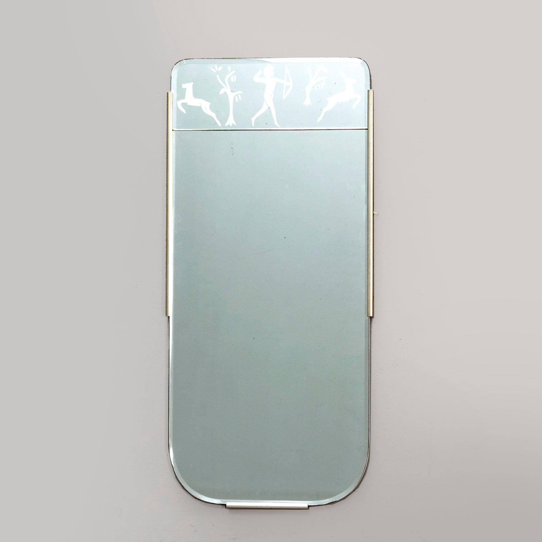 A Swedish Modern 1930/40s mirror.