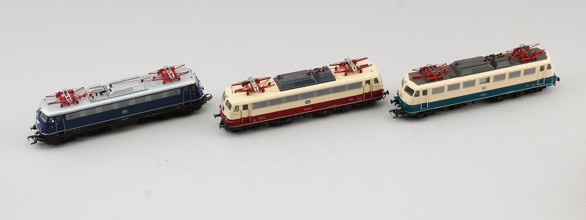 SAMLING MODELLTÅG, 4 delar, Roco, Österrike.