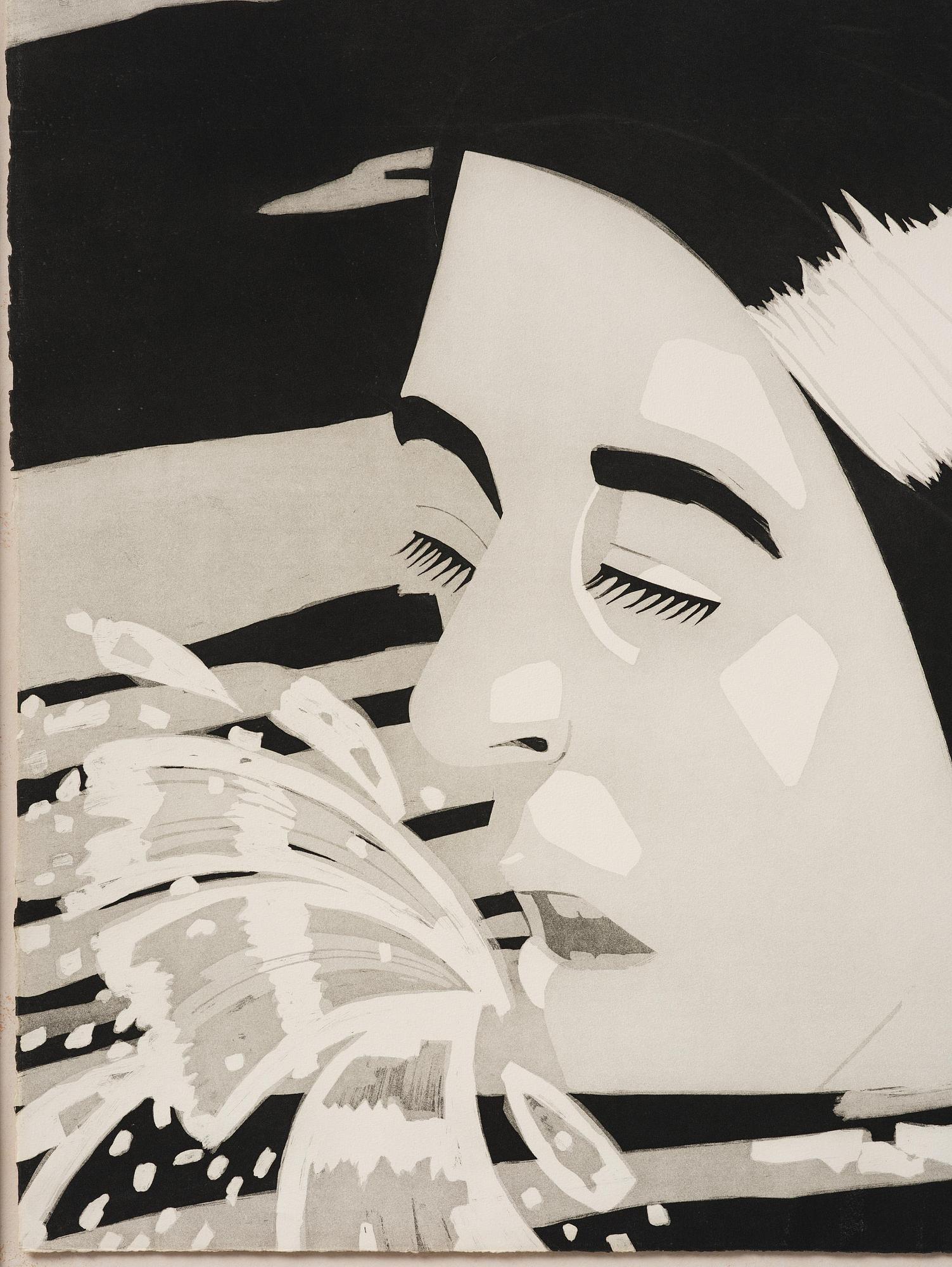 Alex Katz, "The swimmer".