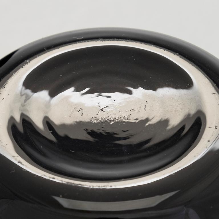 Matti Klenell, lasilintu, "Harakka Veli", signeerattu M. Klenell Iittala.