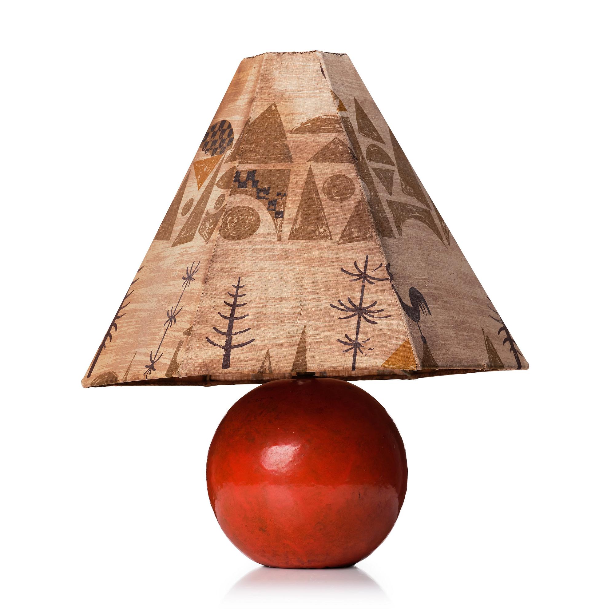 Hans Bergström, bordslampa, ateljé Lyktan, Helsingborg 1930-tal.