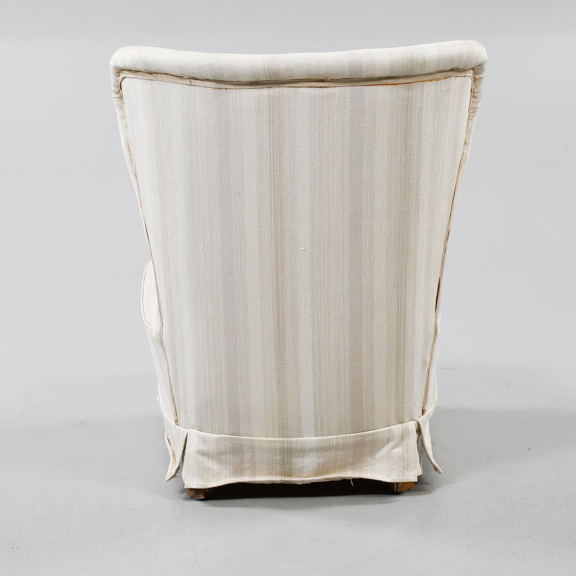 FÅTÖLJ, omkring 1900-talets mitt.