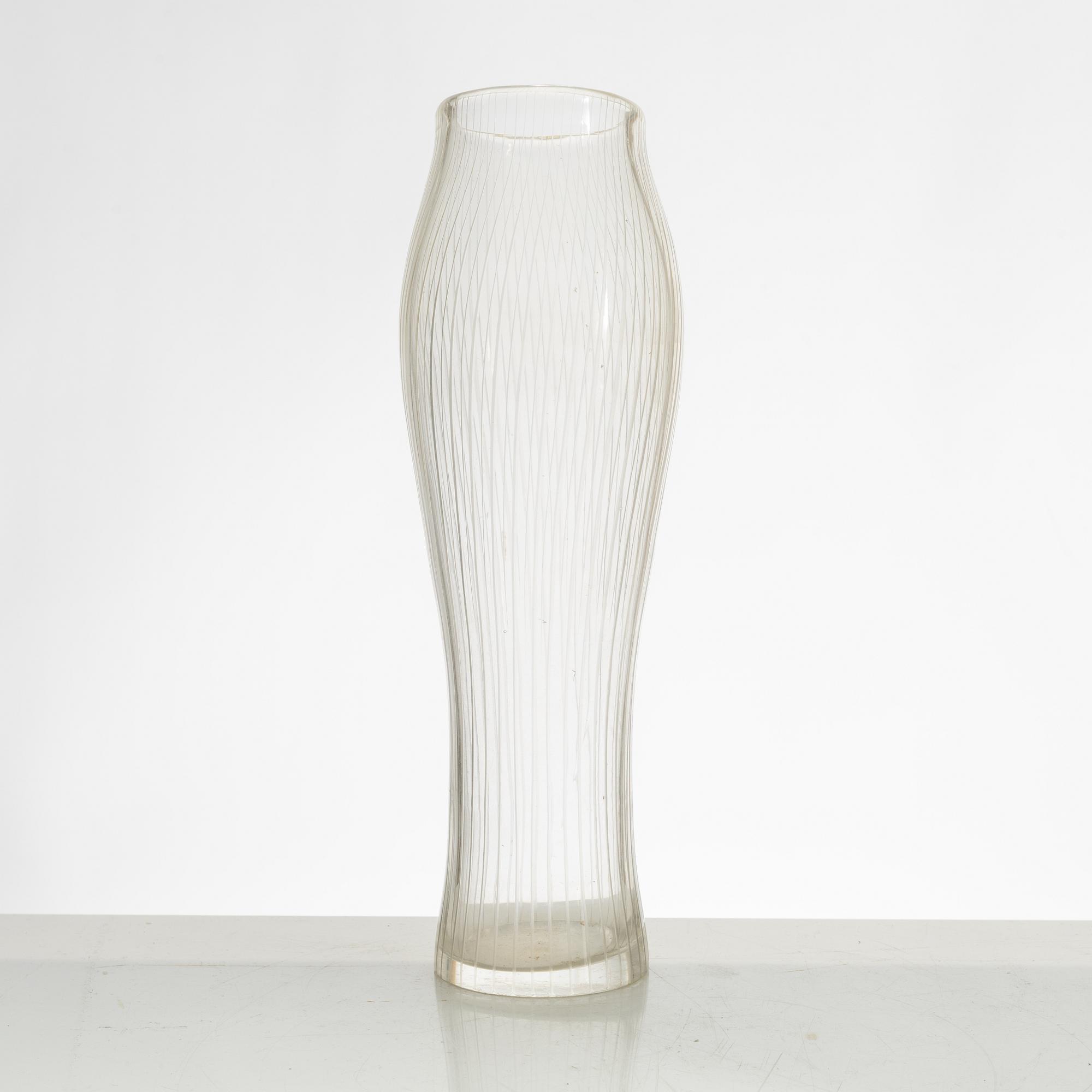 Tapio Wirkkala, a model '3215' glass vase, Iittala, Finland.