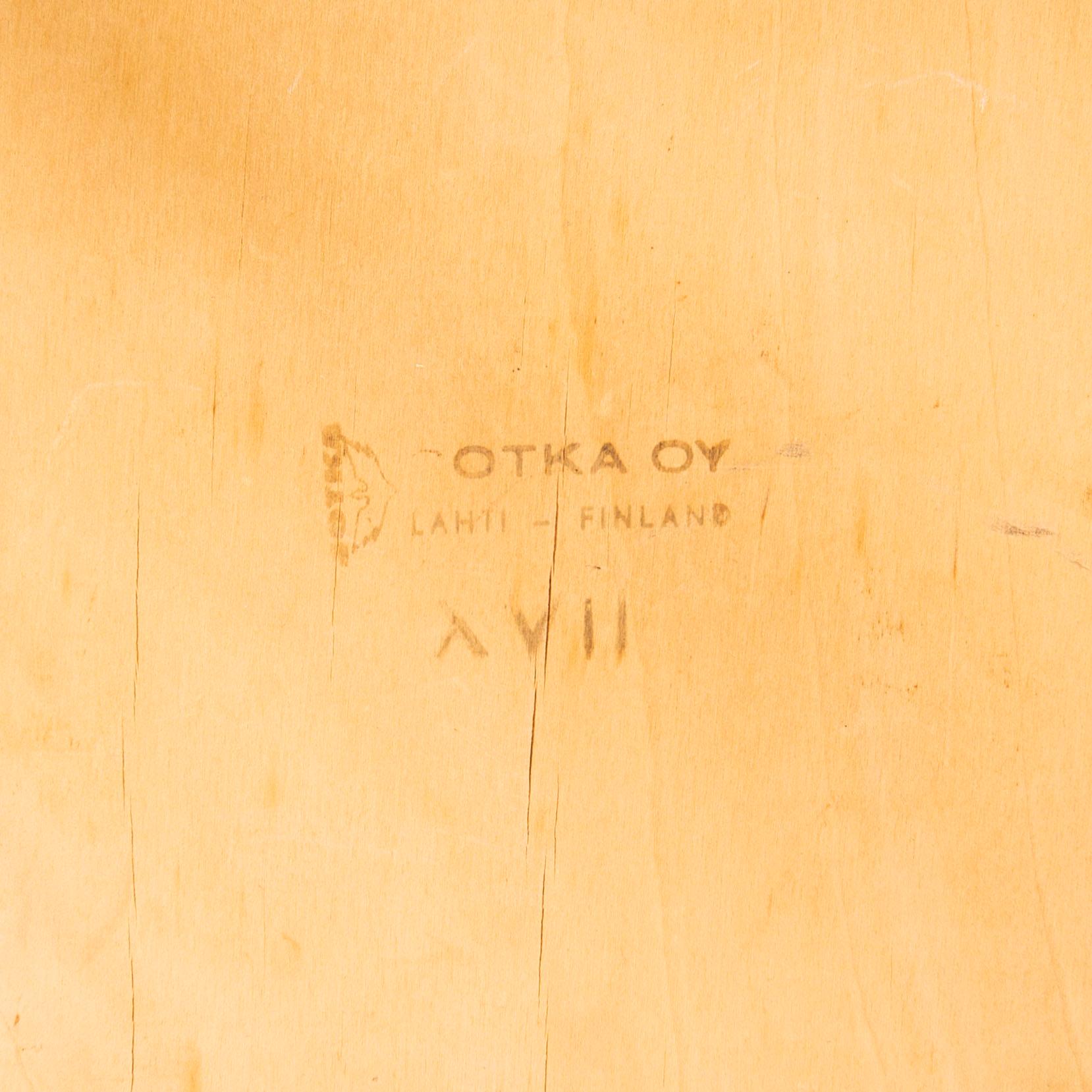 Armchairs, a pair of Sotka Lahti Finland 1960s.