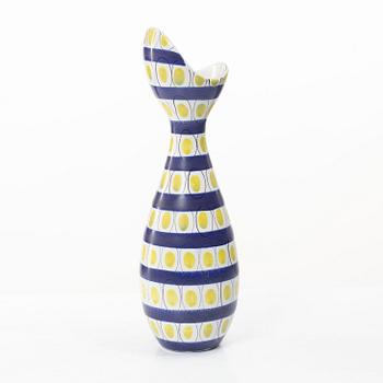 Stig Lindberg, Vase, faience, Gustavsbergs studio.