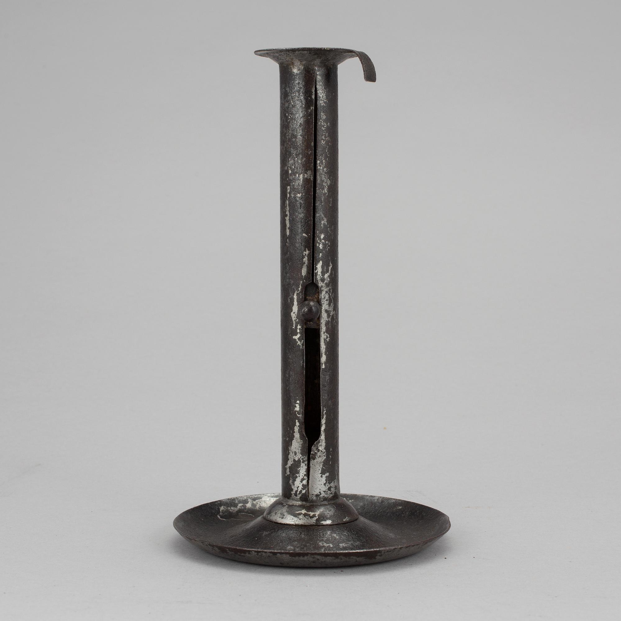 LJUSSTAKE, förtennad plåt, 1700-tal.