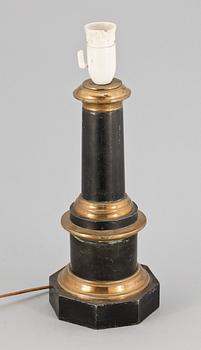 BORDSLAMPA, empire, 1800-tal.