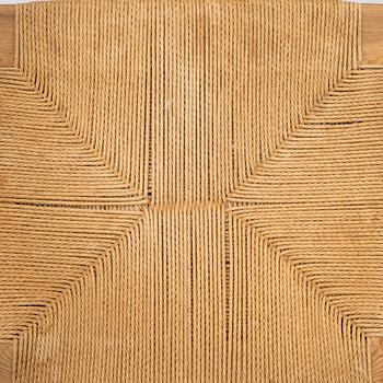 Rainer Daumiller, a set of four pine armchairs, Denmark, 1960s/70s.