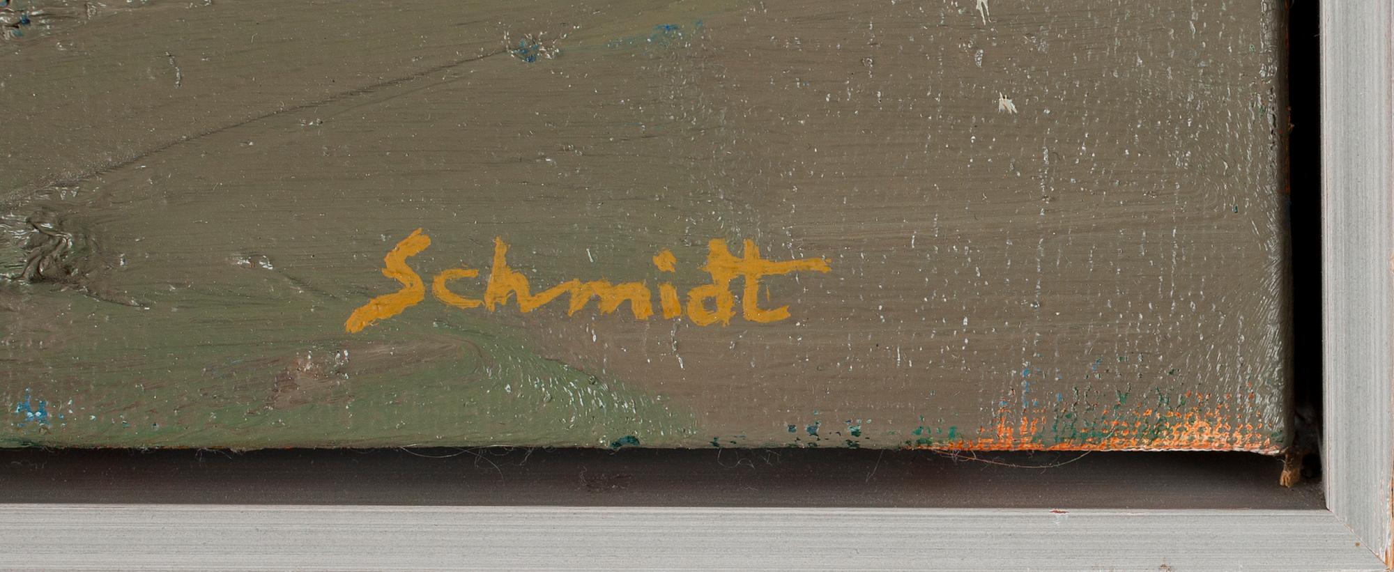 OLLE SCHMIDT, olja på duk, sign. Utförd 1991.