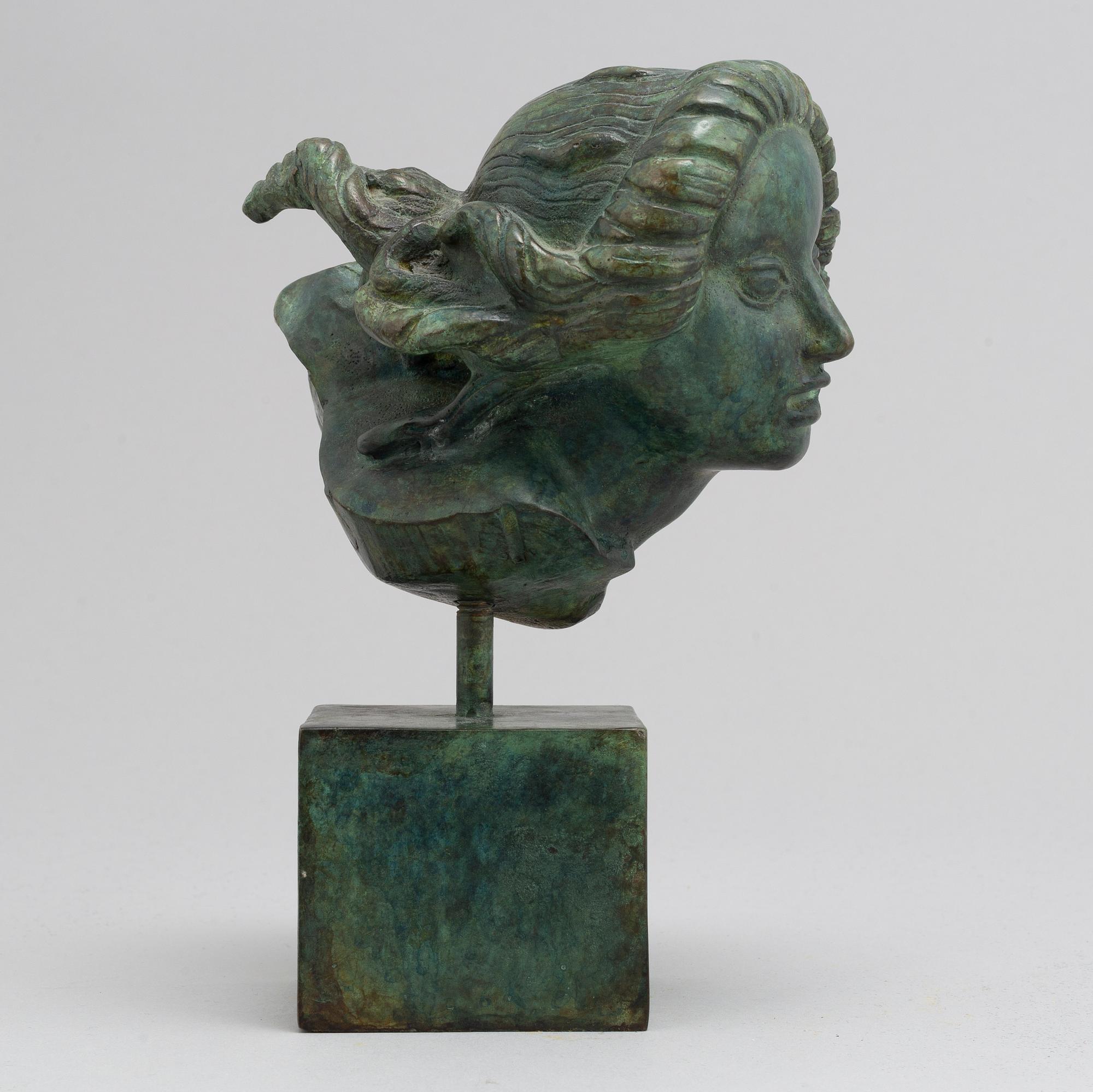 Carl Milles, efter. Skulptur. Brons. Höjd 20 cm.