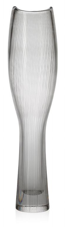 A Tapio Wirkkala glass vase, Iittala, Finland 1958, model 3545.