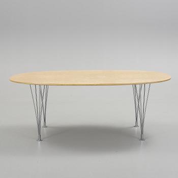 SOFFBORD, "Superellips" Design Bruno Mathsson och Piet Hein för Fritz Hansen, 1900-talets andra hälft.