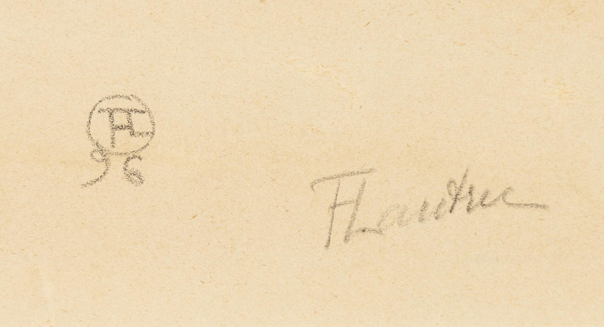 Henri de Toulouse-Lautrec, "Procés Arton (premiere planche)".