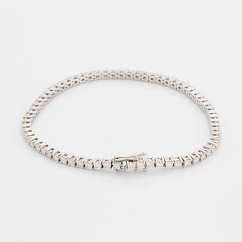 Brilliant-cut diamond bracelet, with certificate HRD.