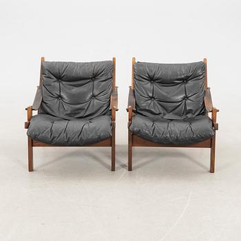 Torbjørn Afdal, a pair of "Hunter" armchairs, Bruksbo, Norway, later part of the 20th century.