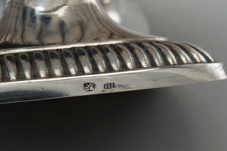 SOCKERSKÅL, silver. Otto Heinrich Nowack (1829-45) Dorpat, Estland. Höjd 16 cm, vikt 671 g.