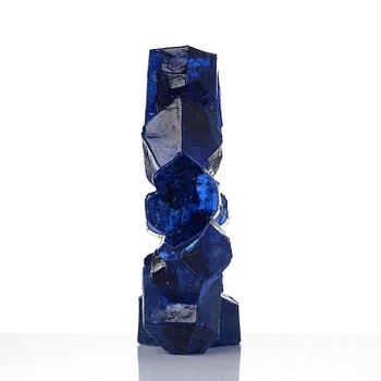 Edvin Öhrström, "Korona", a cast glass sculpture, Lindshammar Glassworks, 1970s.
