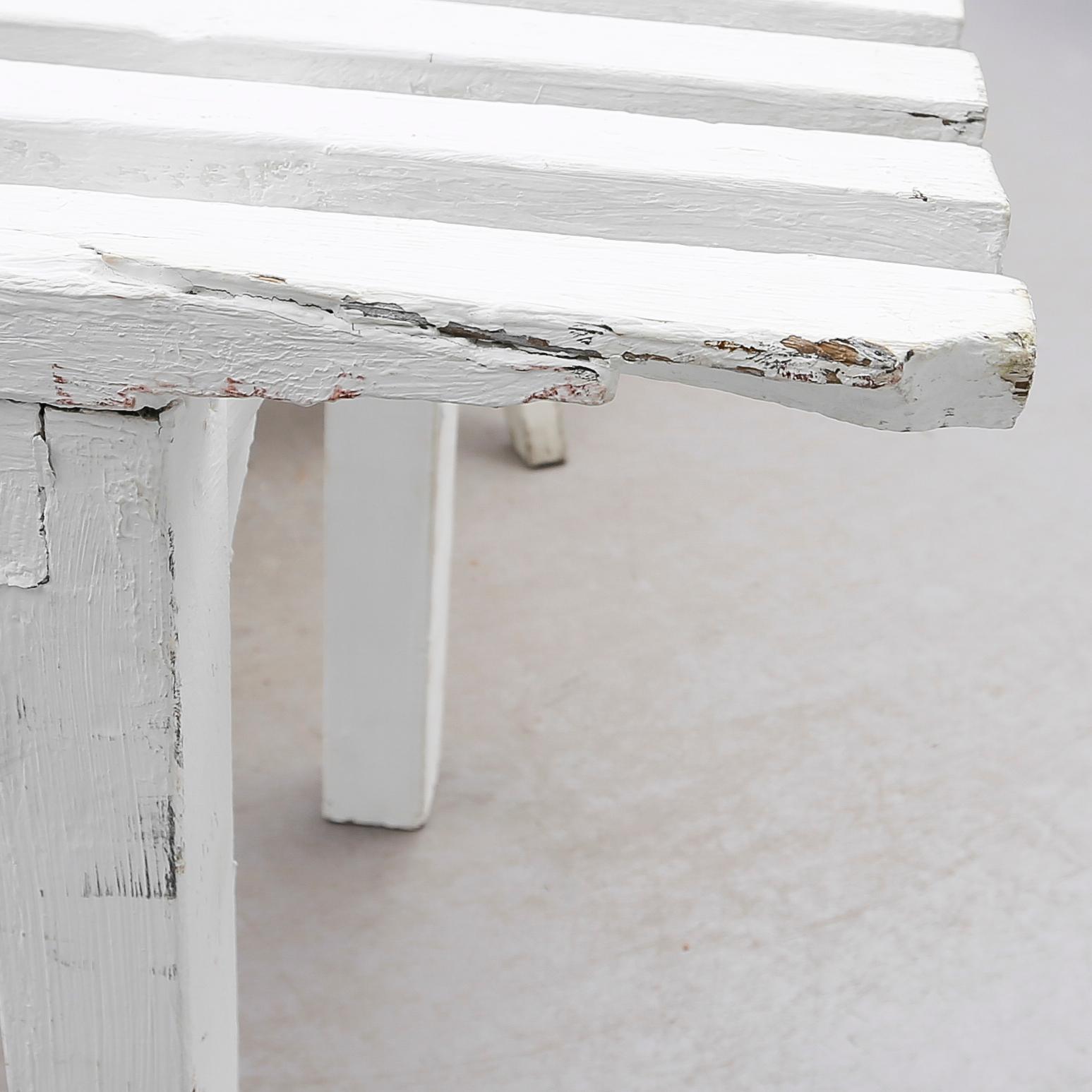 BÄNK OCH PALLAR 2 st, 1900-talets första hälft.