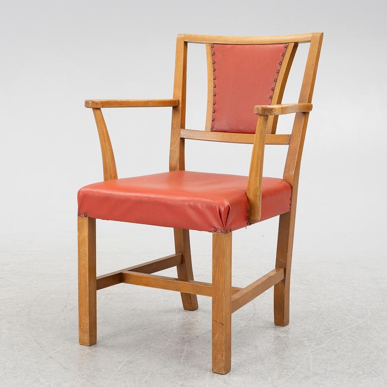 Josef Frank, a model B2163 armchair, Svenskt Tenn.